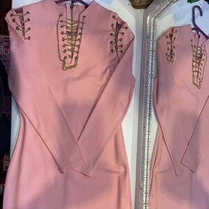 Dusty Pink body-con dress